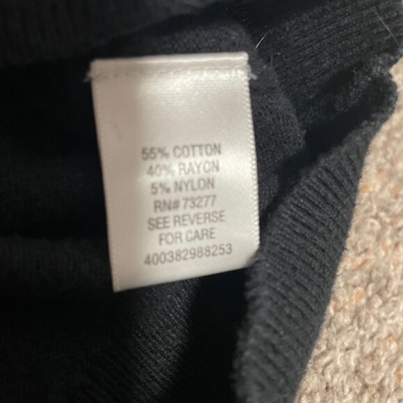 Croft & Barrow Men's Black Pullover Sweater - Picture 4 of 4